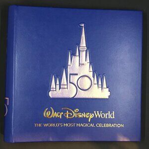 NEW Walt Disney World 50th Anniversary Celebration Photo Album Mickey, Minnie
